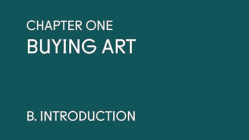 B ~ Buying Art Introduction